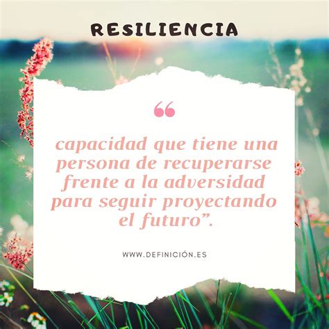 significado de la palabra resiliencia